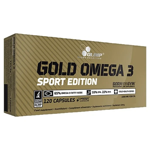 Olimp Gold Omega 3 Sport Edition 120 Kapsül - Görsel 2