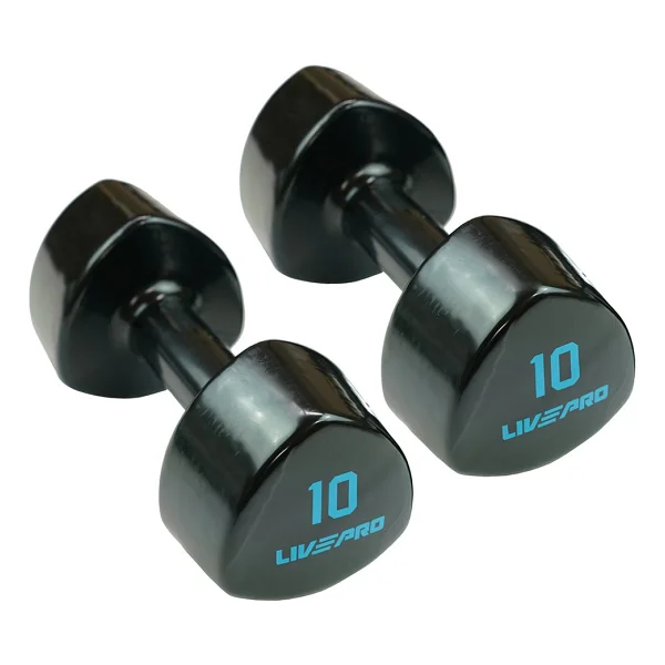 Livepro LP8075 Poliüretan Stüdyo 10 kg Dambıl - Görsel 7