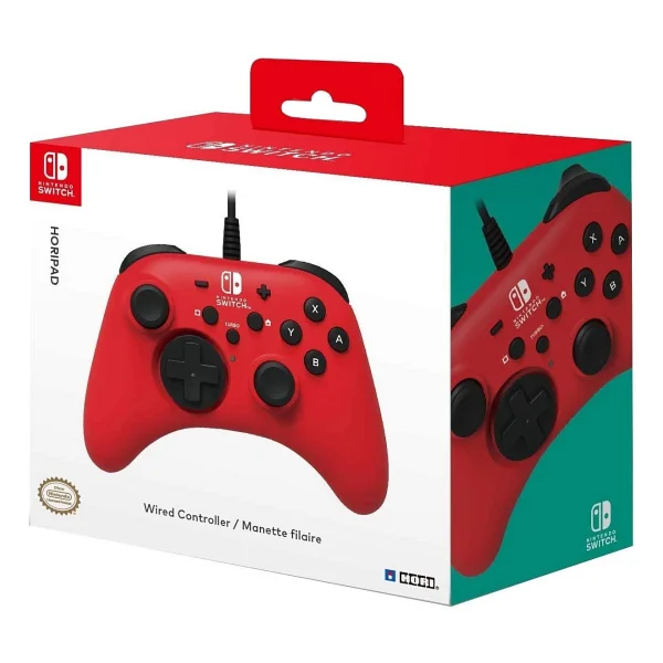 Hori Nintendo Switch Pro Controller Kablolu Oyun Kolu Lisanslı Mavi - Görsel 7