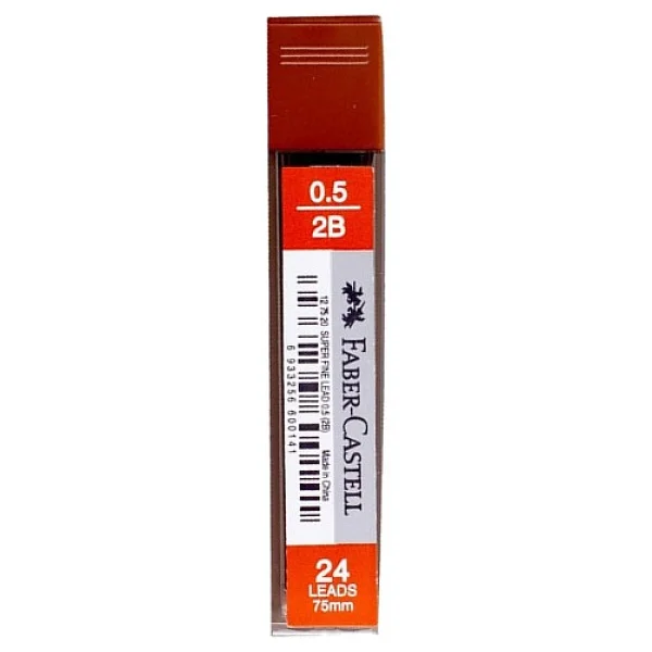 Faber-Castell Min Super Fine 2B Uç 0.5 mm 75 mm - Görsel 3