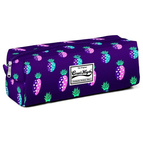 Coral High 22232 Ananas Desenli Tek Bölmeli Kalemlik - Görsel 2