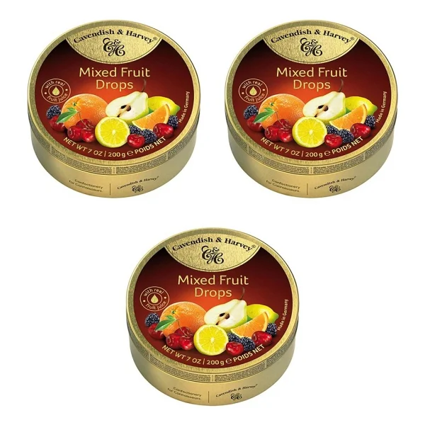 Cavendish & Harvey Mixed Fruit Drops Atıştırmalık 200 gr - Görsel 3