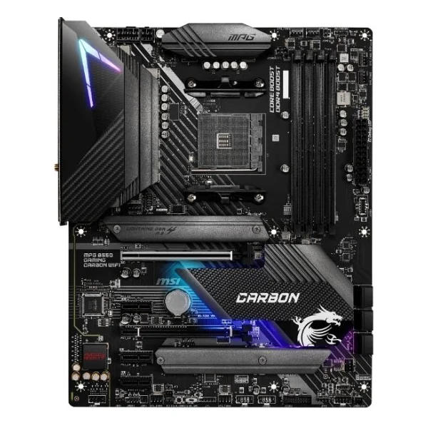 MSI MPG B550 Gaming Carbon Wi-Fi AMD AM4 DDR4 ATX Anakart - Görsel 4