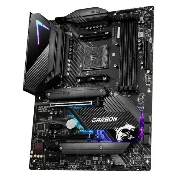 MSI MPG B550 Gaming Carbon Wi-Fi AMD AM4 DDR4 ATX Anakart - Görsel 2