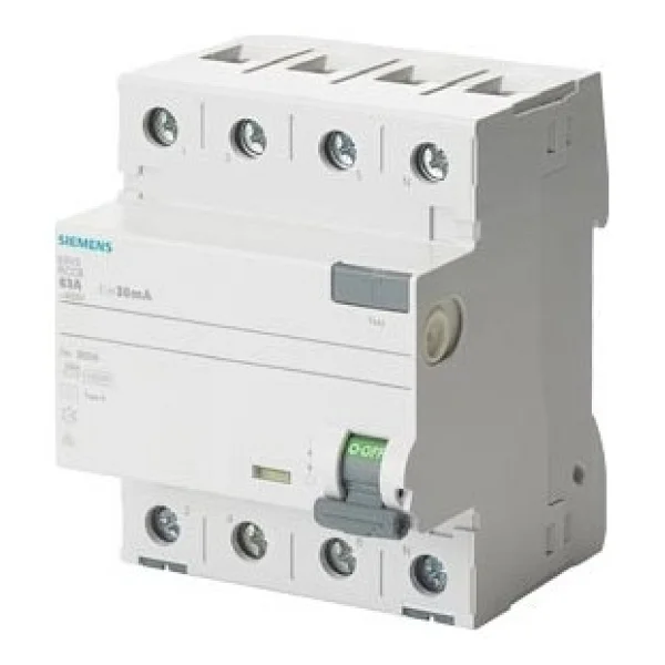 Siemens 5SV3347-6 4x80 A 400 V 30 mA A Tipi Kaçak Akım Rölesi - Görsel 2