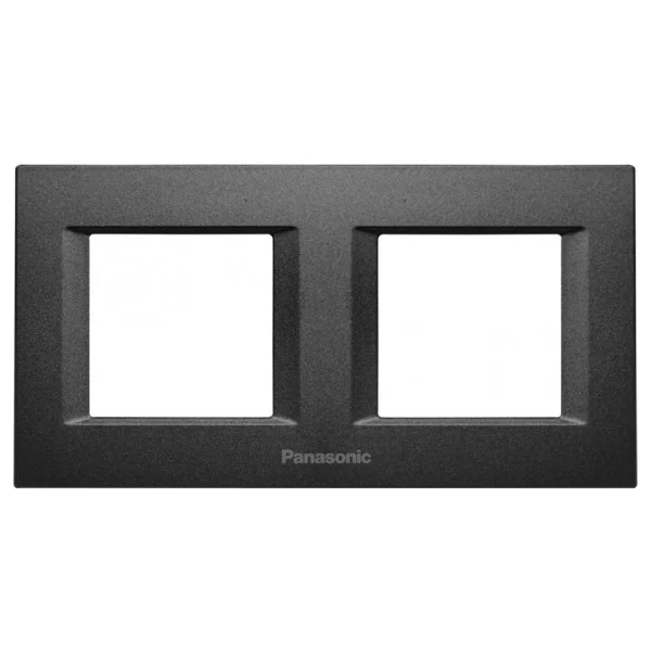 Viko Panasonic Thea 2x2M Optima Serisi Siyah Renk Çerçeve - WVTF08481BL-TR - Görsel 2
