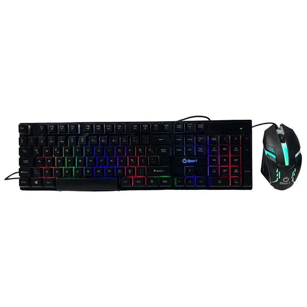 Qpart GM14 Kablolu Oyuncu Klavye Mouse Seti - Görsel 2