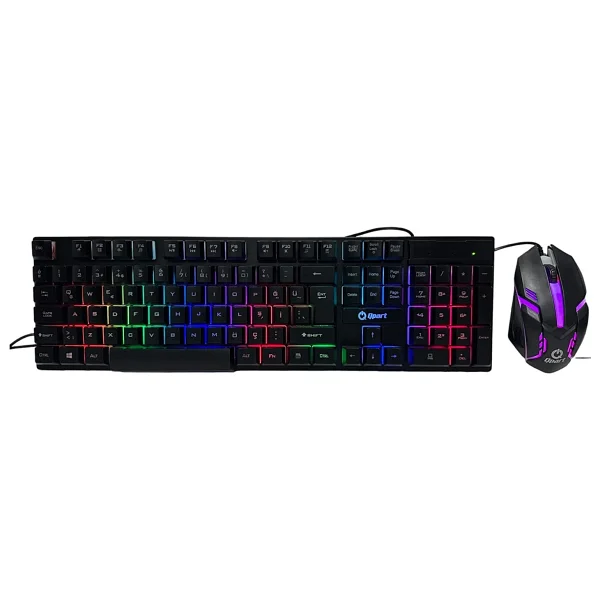 Qpart GM14 Kablolu Oyuncu Klavye Mouse Seti - Görsel 4