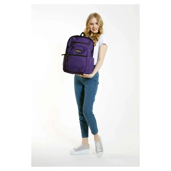 Kaukko K1433 Full Pocket Mor Okul Sırt Çantası - Görsel 5