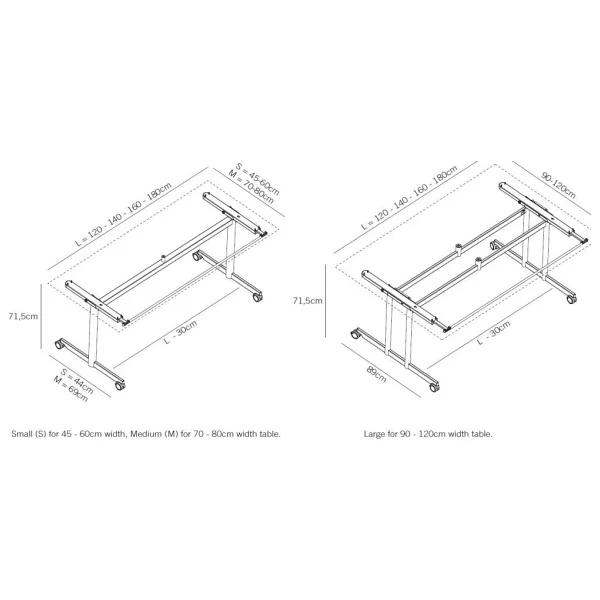 Gürçay Hırdavat Katlanır Mobil Masa Ayağı 11.570 45-60CM-180CM - Görsel 4