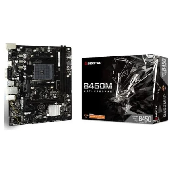 Biostar B450MHP AMD AM4 DDR4 Micro ATX Anakart - Görsel 5
