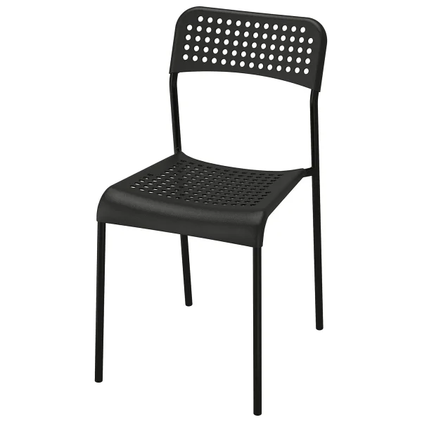IKEA Plastik Sandalye, Siyah Renk Meridyendukkan Salon-Mutfak Sandalyesi - Görsel 9