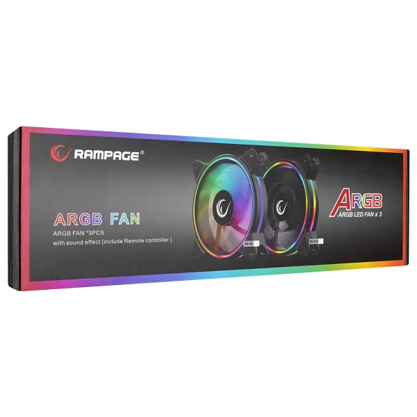 Rampage RB-K8 Kasa Fanı + Fan Kontrol Kiti - Görsel 5