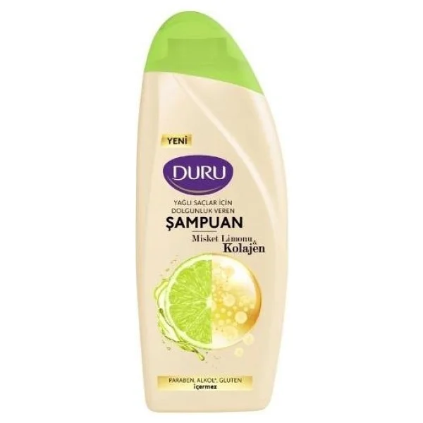 Duru Yağlı Saçlar İçin Misket Limonu & Kolajen Şampuanı 500 ml - Görsel 2