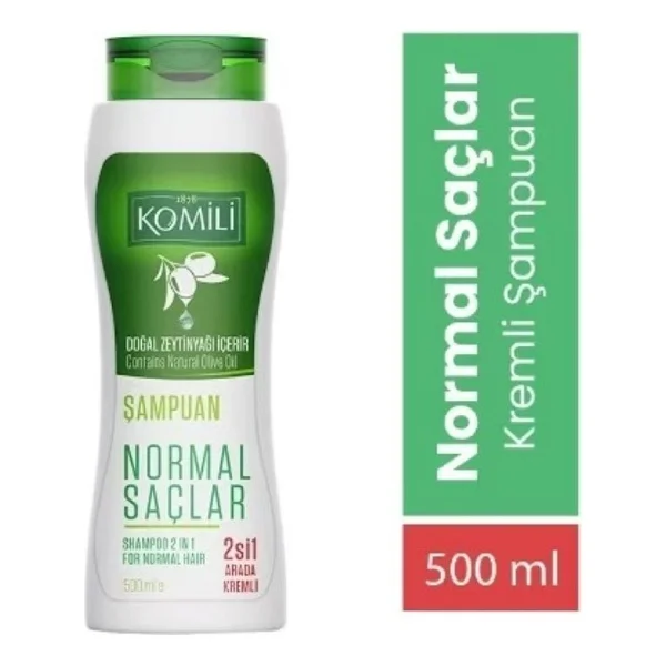 Komili Normal Saçlar için 2'si 1 Arada Şampuan 500 ml - Görsel 5