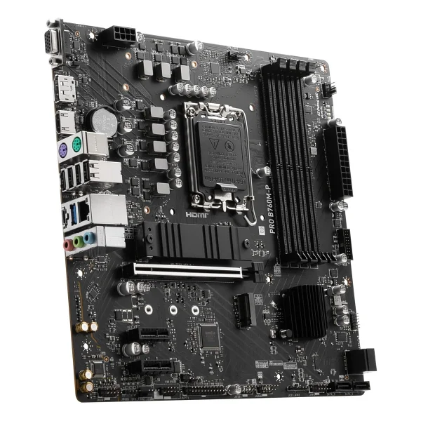 MSI Pro B760M-P Intel LGA1700 DDR5 Micro ATX Anakart - Görsel 3