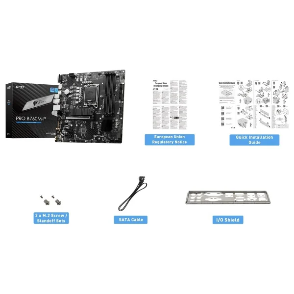 MSI Pro B760M-P Intel LGA1700 DDR5 Micro ATX Anakart - Görsel 5