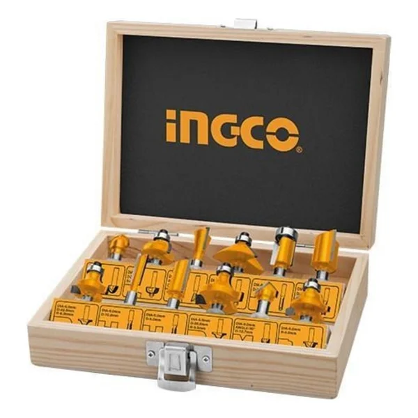 Ingco AKRT1211 8 mm 12'li Freze Takımı - Görsel 2