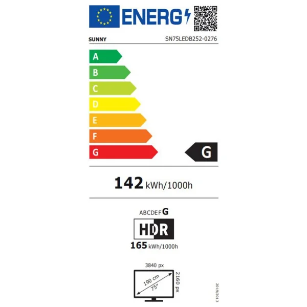 Sunny SN75LEDB252 4K Ultra HD 75" 190 Ekran Uydu Alıcılı webOS Smart LED TV - Görsel 2