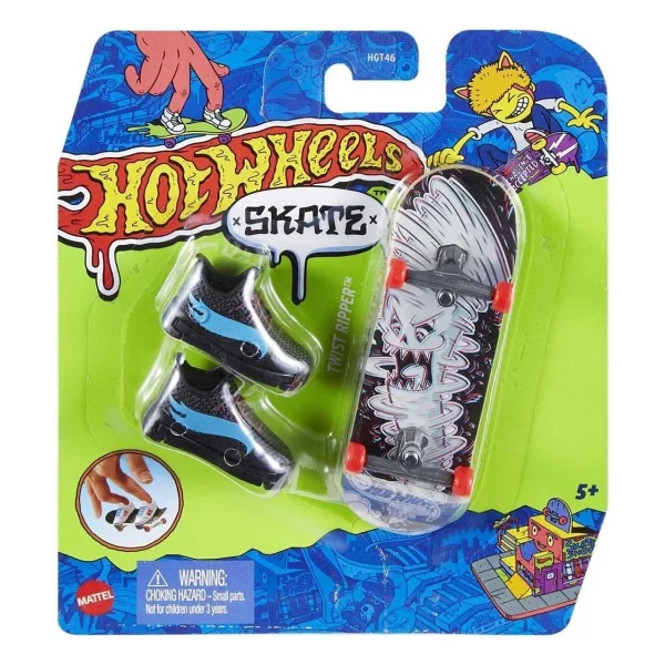 Hot Wheels Skate Parmak Kaykay ve Ayakkabı Paketleri HGT46 - Görsel 2