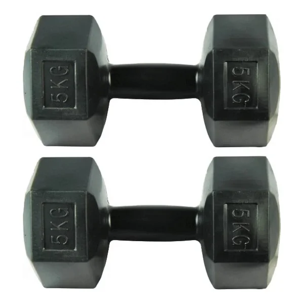 Moccastyle Dambıl Seti 2x5 kg - Siyah - 2 x 5 kg - Görsel 6