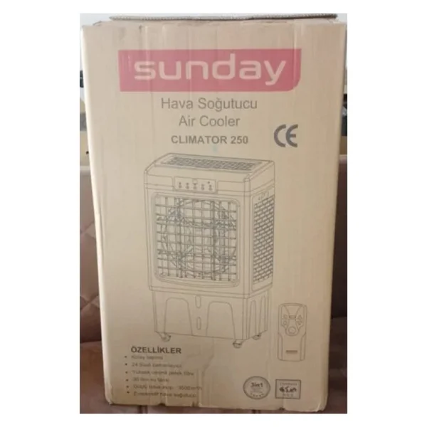 Sunday Climatör 250 Uzaktan Kumandalı Hava Soğutucu - Görsel 5