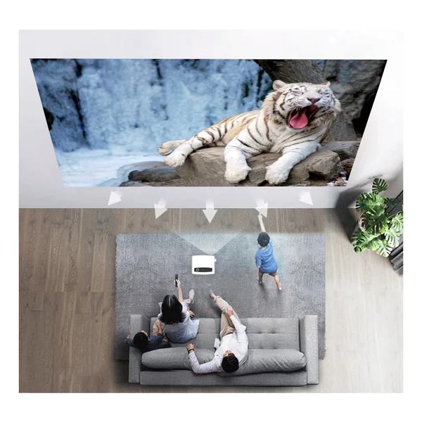 YG430 Native 1920X1080 Pixel Fullhd 320 Ansi / 3700 Lümen 2.4/5ghz Wifi Projeksiyon Cihazı - Görsel 10