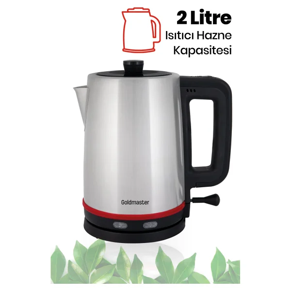 Goldmaster IN-6340 Joy Tea 2200 W Inox Çelik Çay Makinesi - Görsel 3