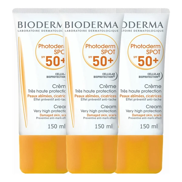 Bioderma Photoderm Spot Leke Karşıtı 150 ml 3 Adet 50 Faktör Güneş Kremi - Görsel 4