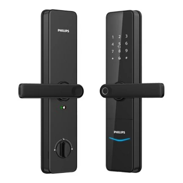 Philips DDL603E-5HWS Parmak İzli Şifreli Kollu Akıllı Kapı Kilidi - Görsel 3