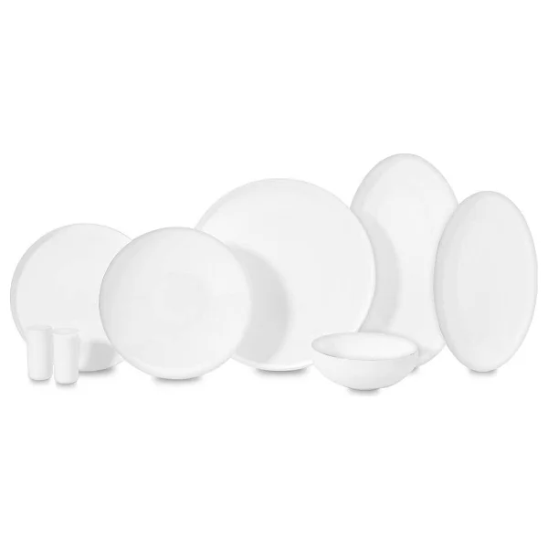 Korkmaz Diana Collection A8172 Platin 60 Parça 12 Kişilik Yemek Takımı - Görsel 4