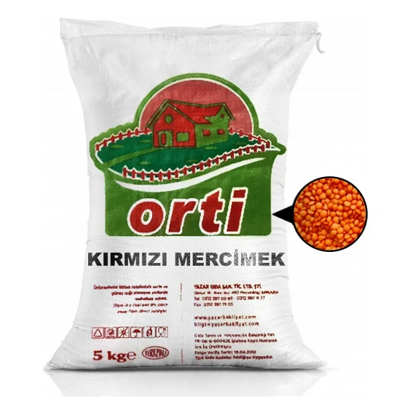 Orti 5 kg Kırmızı Mercimek - Görsel 2