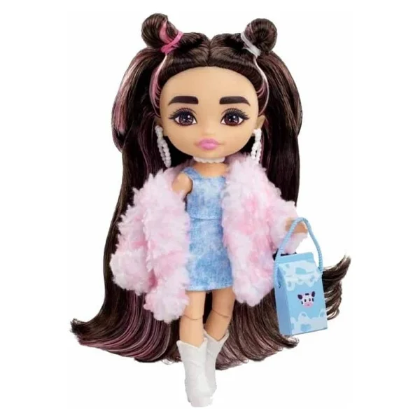 Barbie Extra Mini Bebek Mavi Saçlı HGP65 - Görsel 7