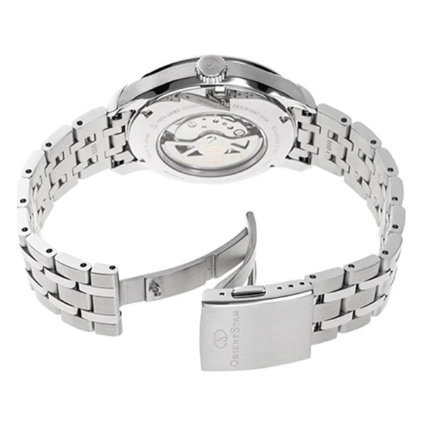 Orient Star Layered Skeleton RE-AV0B08L00B Çelik Kordon Mavi Erkek Kol Saati - Görsel 2