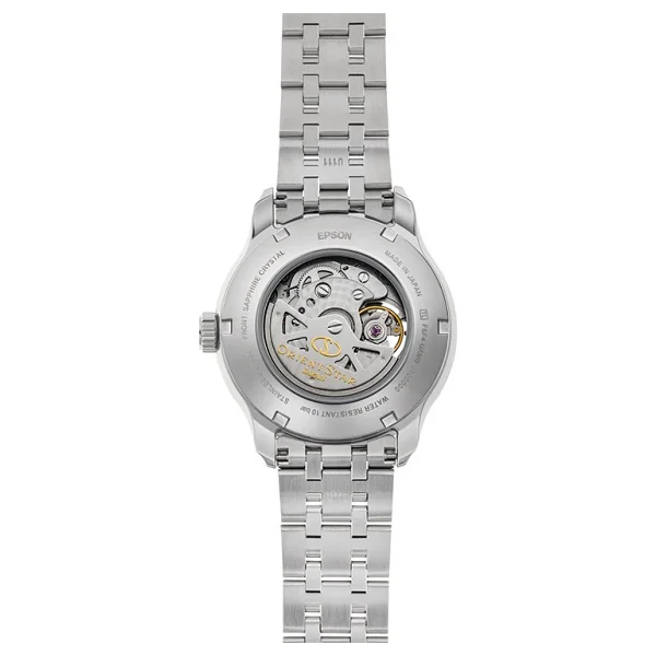 Orient Star Layered Skeleton RE-AV0B08L00B Çelik Kordon Mavi Erkek Kol Saati - Görsel 3