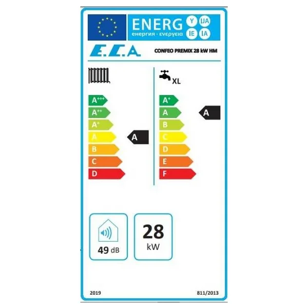 E.C.A. Confeo Premix 28 kW Hermetik Yoğuşmalı Kombi - Görsel 2