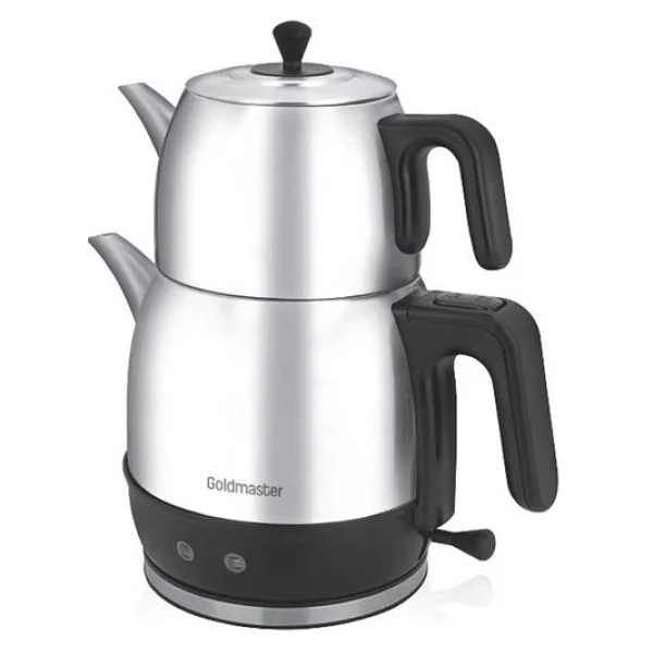 Goldmaster GM 7340 Demlika XL Çelik Çay Makinesi - Görsel 6