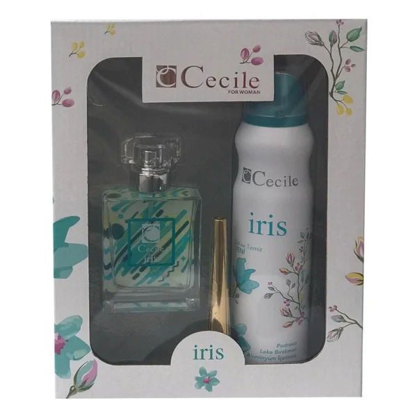 Cecile Iris EDT 55 ml + Deo Sprey 150 ml Kadın Parfüm Seti - Görsel 2