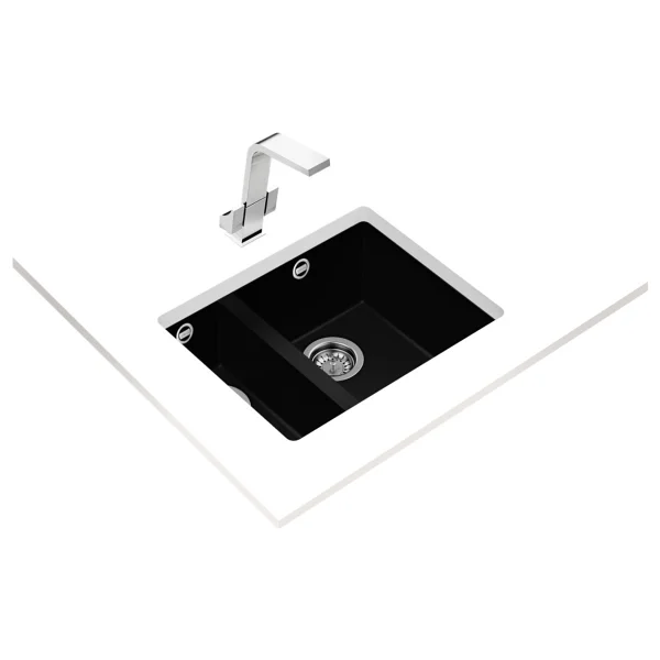 Teka Square 560 TG Black Granit Eviye - Görsel 6