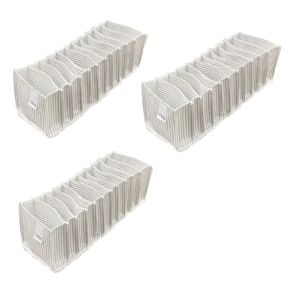 Meleni Home Çok Amaçlı 11 Bölmeli Akordiyon Çekmece ve Dolap Içi Düzenleyici 11 x 41 x 12 cm S 3 Adet - Görsel 5