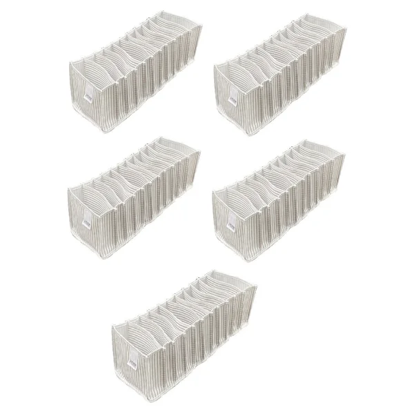 Meleni Home Çok Amaçlı 11 Bölmeli Akordiyon Çekmece ve Dolap Içi Düzenleyici 11 x 41 x 12 cm S 5 Adet - Görsel 4