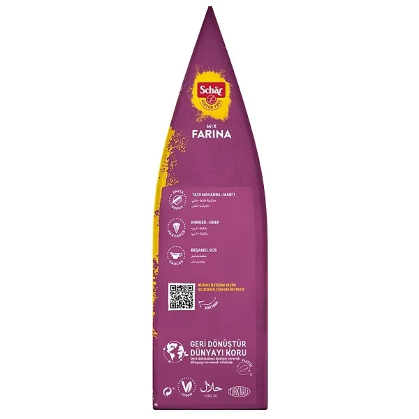 Schar 1 kg 5'li Farina Çok Amaçlı Glutensiz Un - Görsel 5