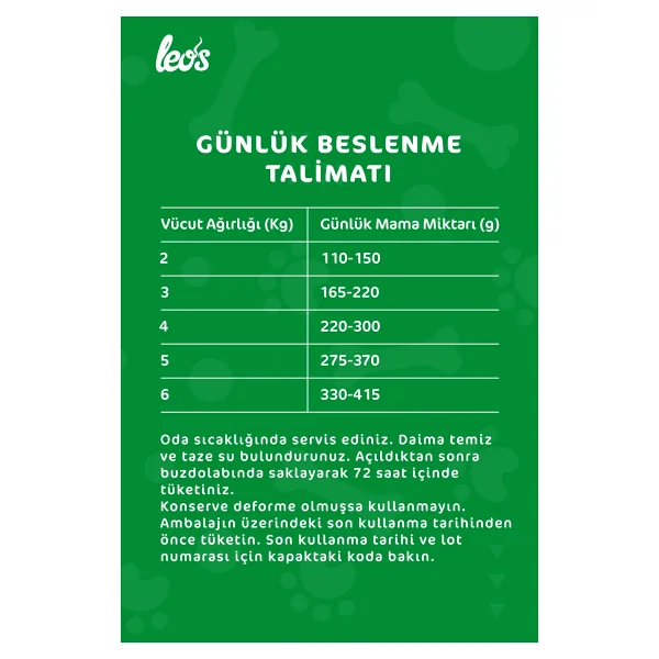 Leo's Sığır Parça Etli Soslu 400 gr 12'li Yetişkin Konserve Kedi Maması - Görsel 4