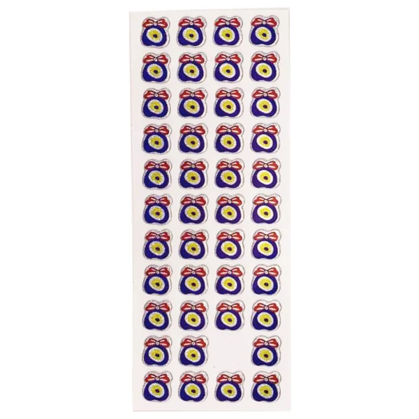Limmy Sticker Kabartmalı Stiker Defter, Planlayıcı Etiket Nazar Boncuğu (CB374) 16X7 cm - Görsel 2