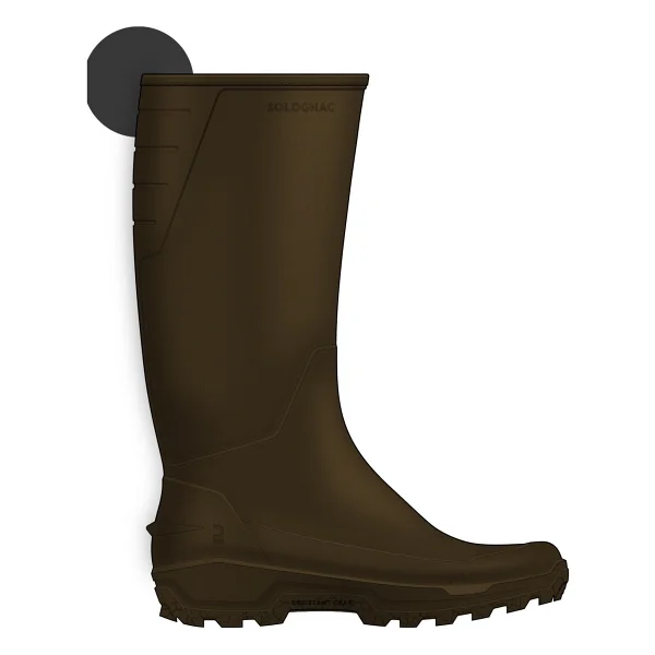 Decathlon Solognac Erkek Çizme - Avcılık Ve Doğa Gözlemi - Siyah - Inverness 100 - Görsel 5