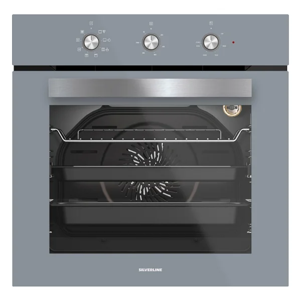 Silverline BO6503S01 - CS5335S01 - 3420 Classy 60 Gri Cam Ankastre Set - Görsel 4