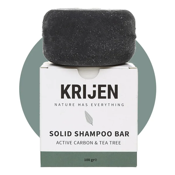 Krijen Aktif Karbon ve Çay Ağacı 100 gr Katı Şampuan - Görsel 7