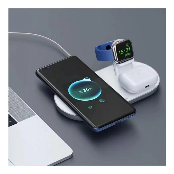 Mcdodo CH-7062 3in1 MagSafe Kablosuz Şarj Aleti - Görsel 2