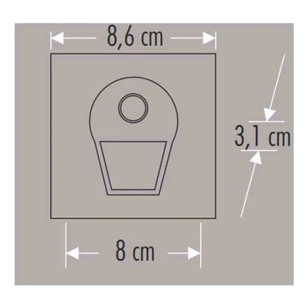 Cata CT-5170 1 W Siyah Kasa Sensörlü Beyaz Işık LED Armatür - Görsel 5