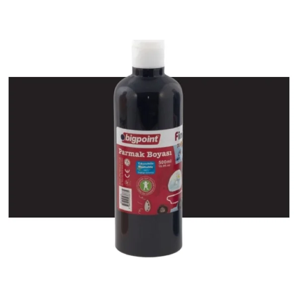 Bigpoint 500 ml Siyah Parmak Boyası - Görsel 2